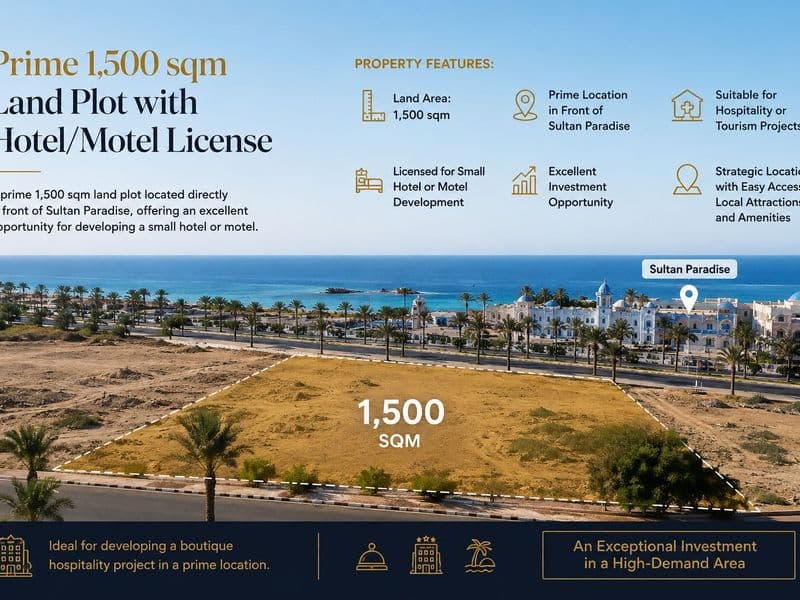 Prime Licensed Land Plot for Hotel or Motel Development