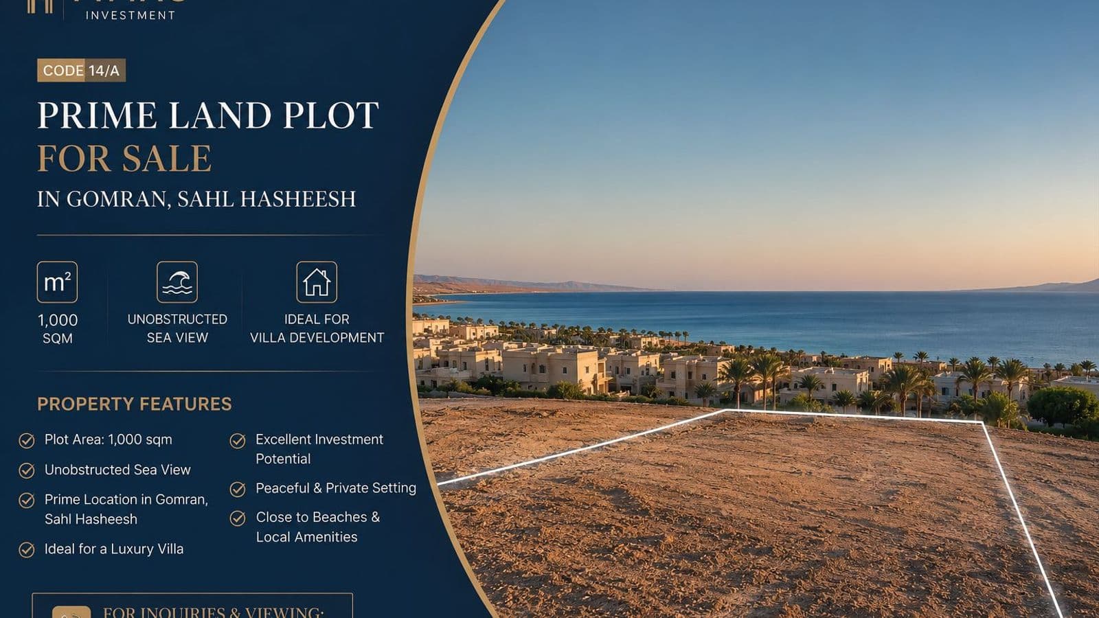 980 sqm Land with Approved Villa Building License